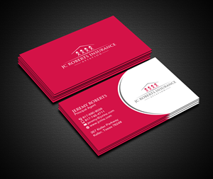 Visitenkarten-Design von Creations Box 2015 für JC Roberts Insurance | Design: #28471387