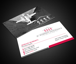 Business Card Design by Creations Box 2015 for JC Roberts Insurance | Design: #28471400