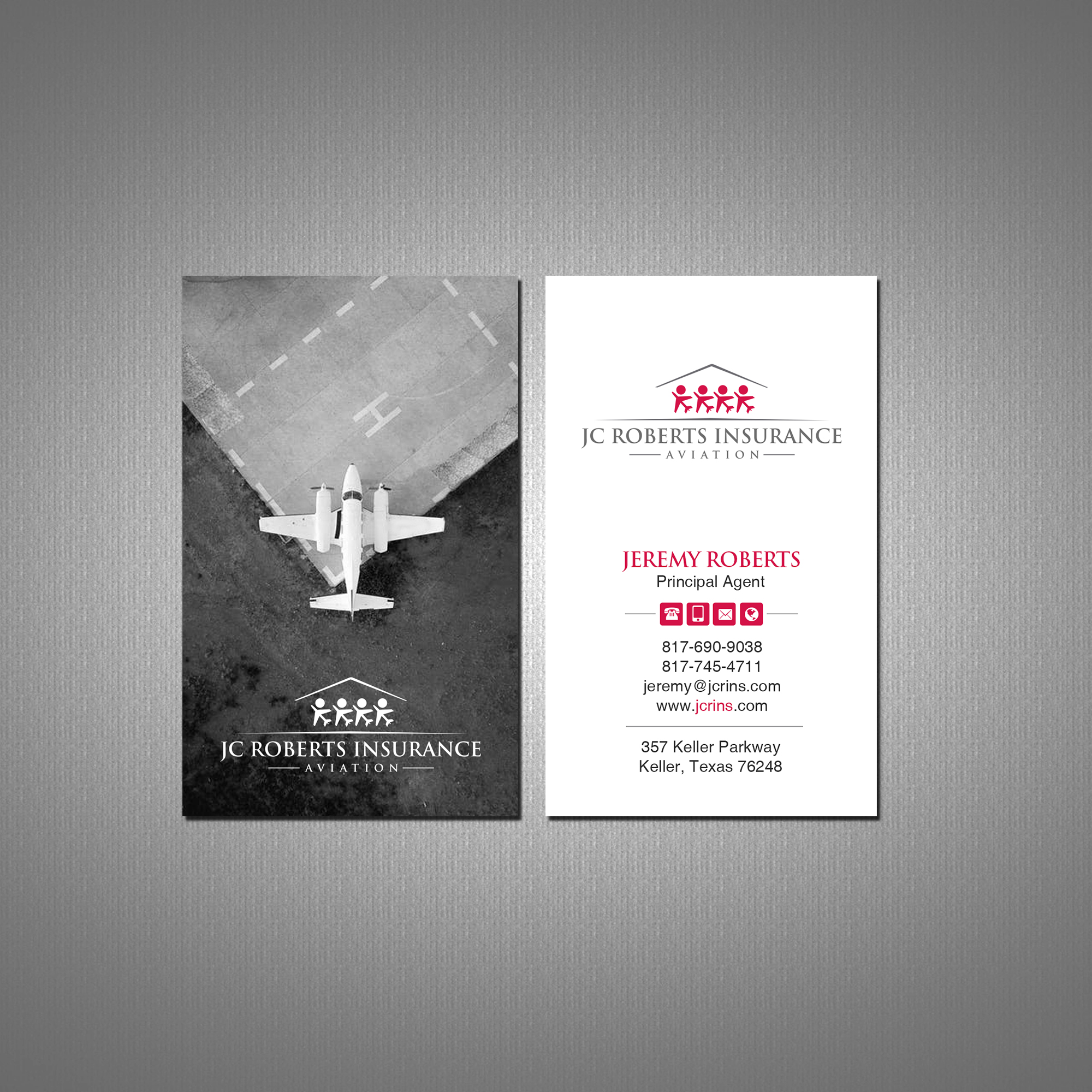 Business Card Design by Creations Box 2015 for JC Roberts Insurance | Design #28471402