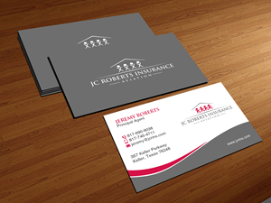 Visitenkarten-Design von Creations Box 2015 für JC Roberts Insurance | Design: #28471403