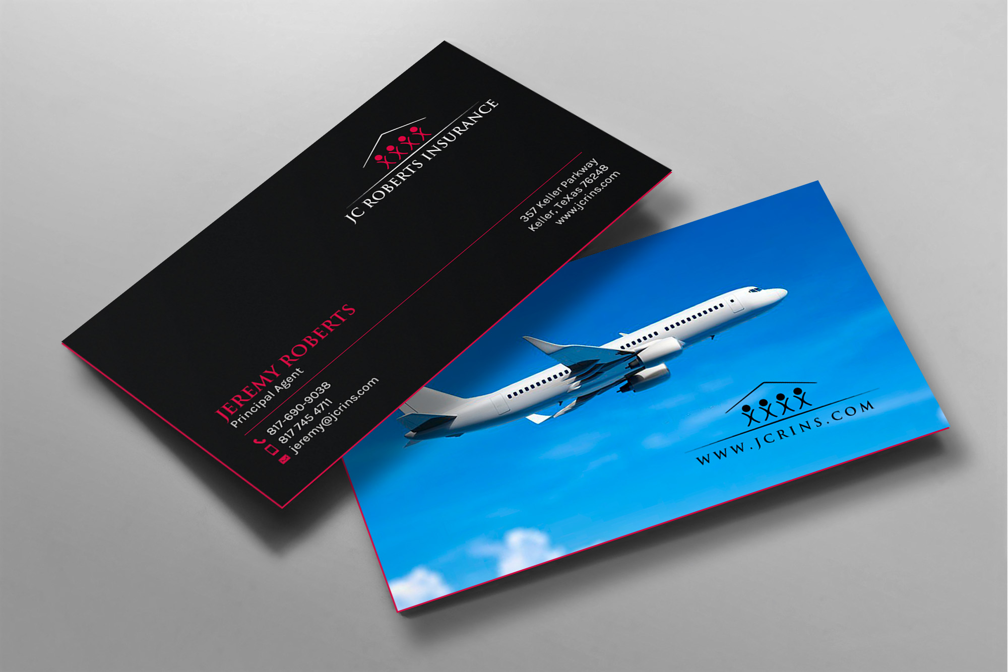 Diseño de Tarjeta de Presentación por chandrayaan.creative para JC Roberts Insurance | Diseño #28463471