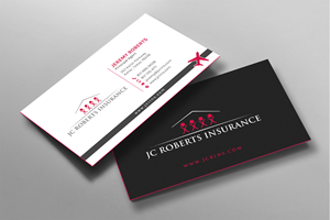 Business Card Design by chandrayaan.creative for JC Roberts Insurance | Design: #28482879