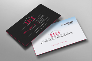 Business Card Design by chandrayaan.creative for JC Roberts Insurance | Design: #28488008