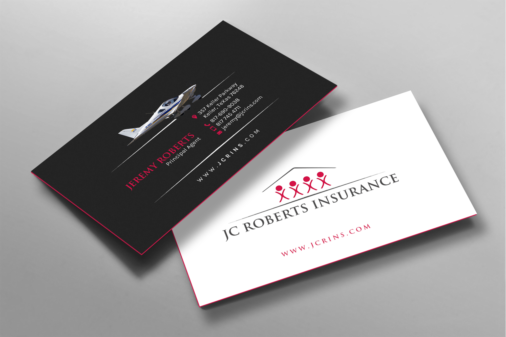 Business Card Design by chandrayaan.creative for JC Roberts Insurance | Design #28488065