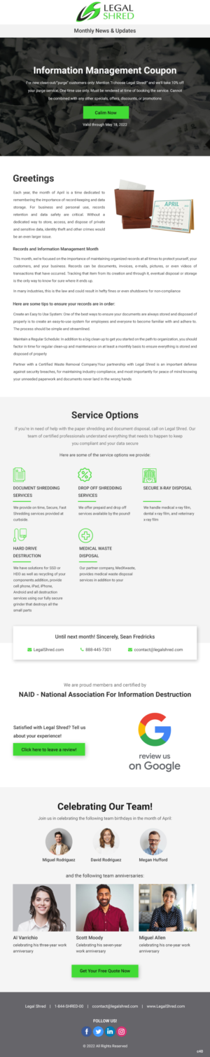 Email Marketing Design by pb for this project | Design: #28460248