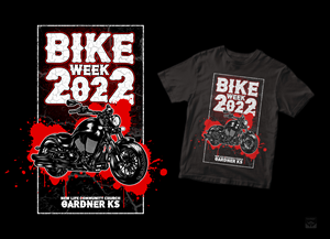 Bike Week 2022 Motorcycle T-Shirt | Design de T-shirt par NHRST