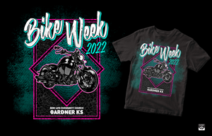Bike Week 2022 Motorcycle T-Shirt | Diseño de Camiseta por NHRST
