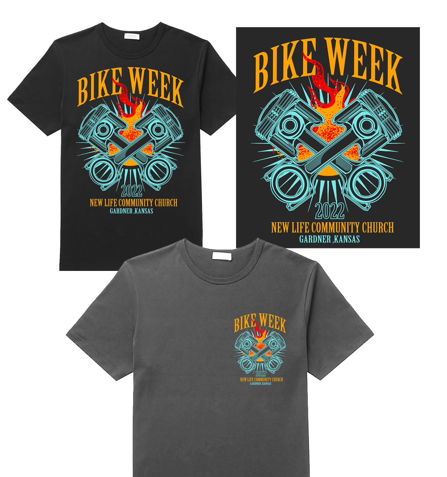 T-shirt Design by Heydale for New Life Community Church | Design #28527832