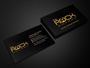 Business Card Design by Creations Box 2015 for The Rock Church | Design: #28468650