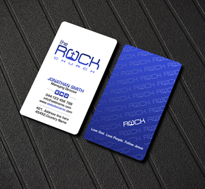 Business Card Design by Creations Box 2015 for The Rock Church | Design: #28468656