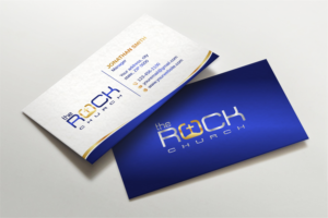Business Card Design by LAXMI DESIGNHUB for The Rock Church | Design: #28457851