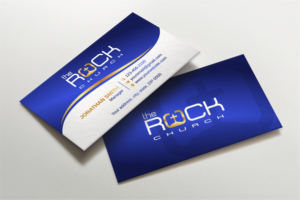 Business Card Design by LAXMI DESIGNHUB for The Rock Church | Design: #28457870