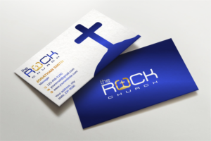 Business Card Design by LAXMI DESIGNHUB for The Rock Church | Design: #28457876