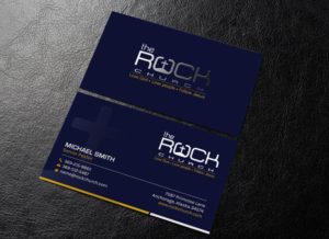 Business Card Design by chandrayaan.creative for The Rock Church | Design: #28456813