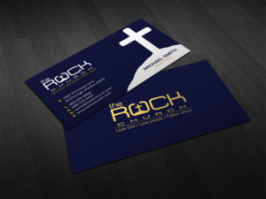 Business Card Design by chandrayaan.creative for The Rock Church | Design: #28456820