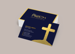 Business Card Design by chandrayaan.creative for The Rock Church | Design: #28458614