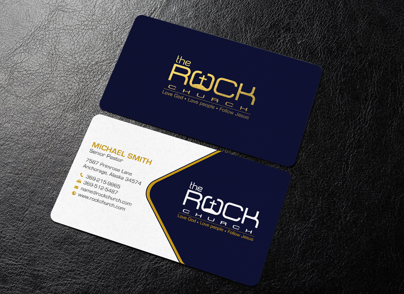 Business Card Design by chandrayaan.creative for The Rock Church | Design #28458616