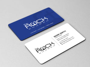 Business Card Design by Uttom 2 for The Rock Church | Design: #28458107