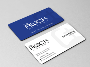 Business Card Design by Uttom 2 for The Rock Church | Design: #28458108