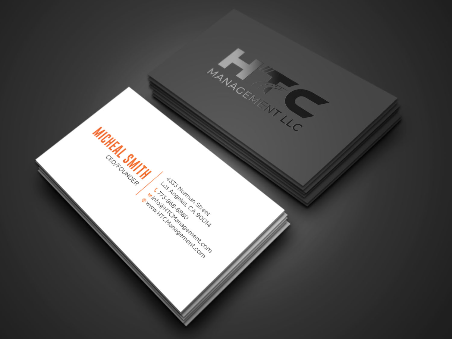 Business Card Design by RENEXIT for HTC Management LLC | Design #28478128