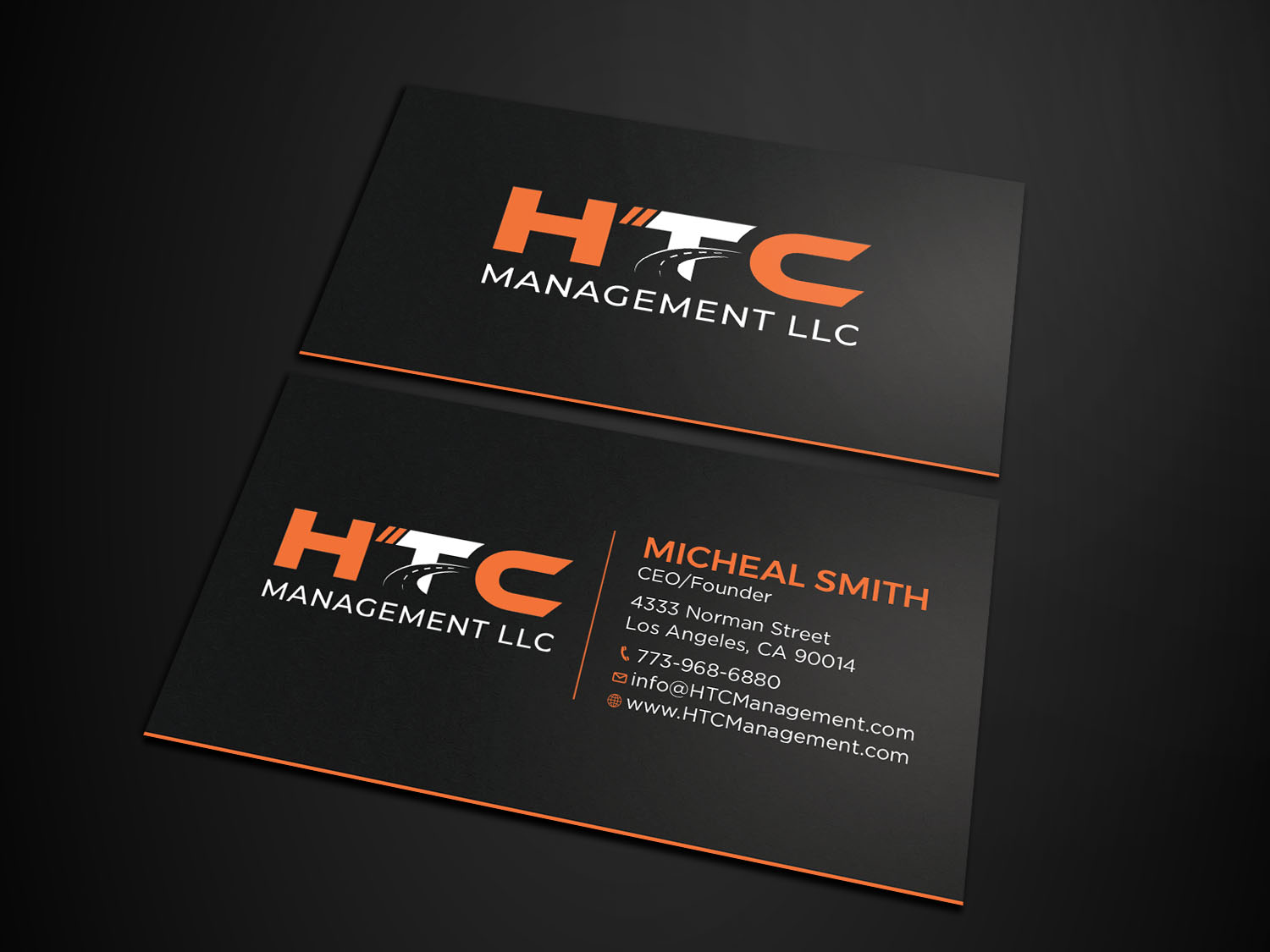 Business Card Design by RENEXIT for HTC Management LLC | Design #28478129