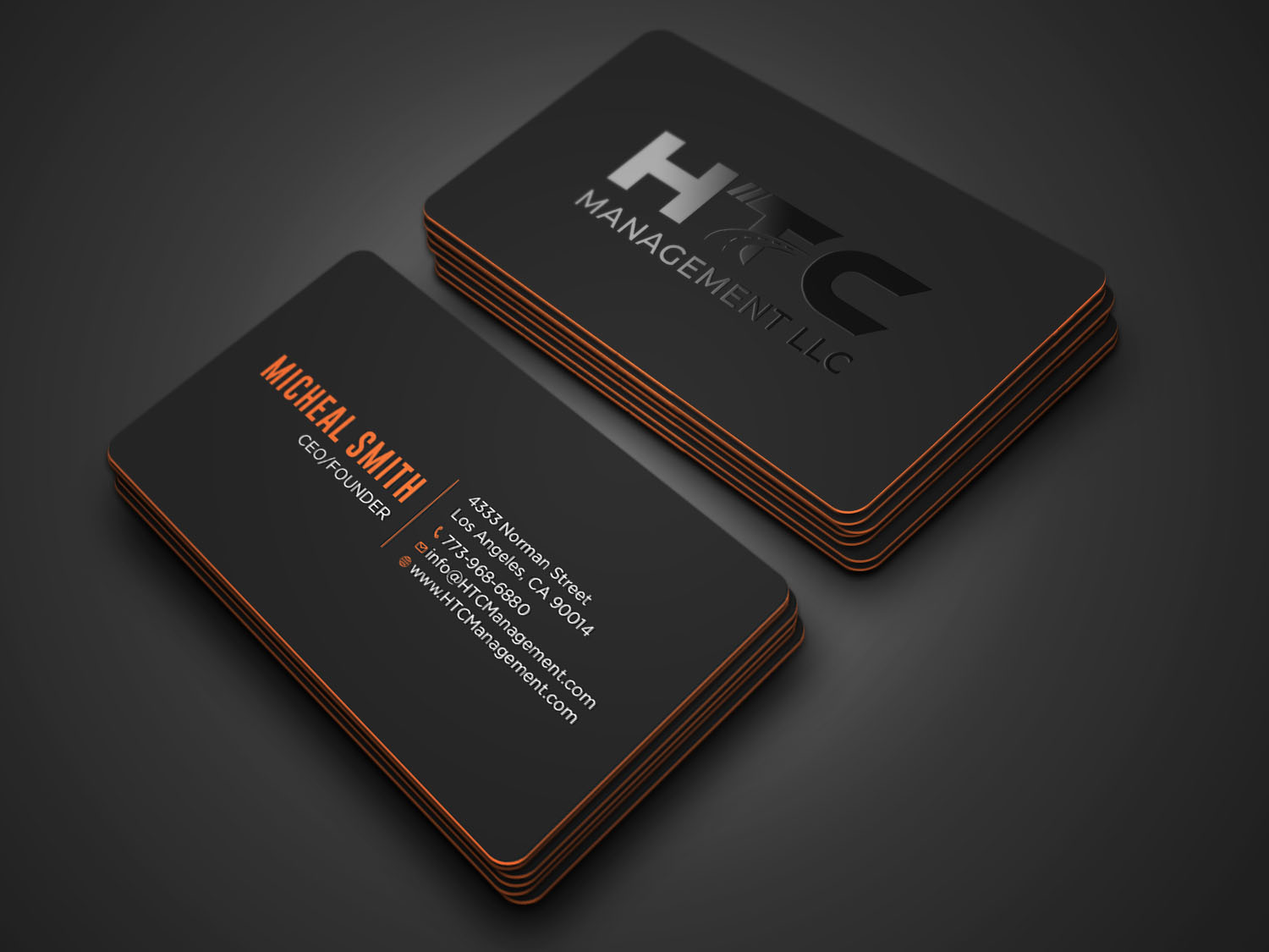 Business Card Design by RENEXIT for HTC Management LLC | Design #28478134