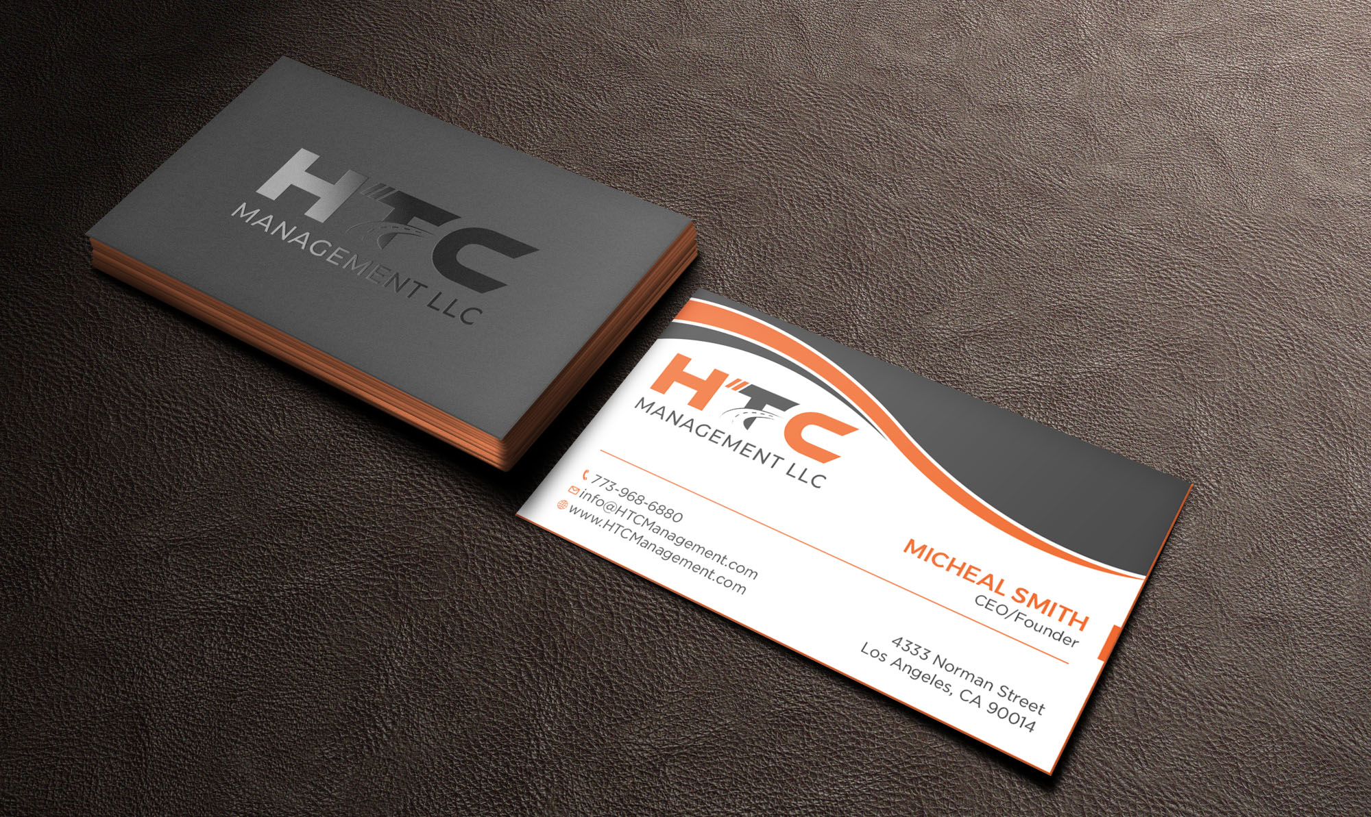 Business Card Design by RENEXIT for HTC Management LLC | Design #28478153