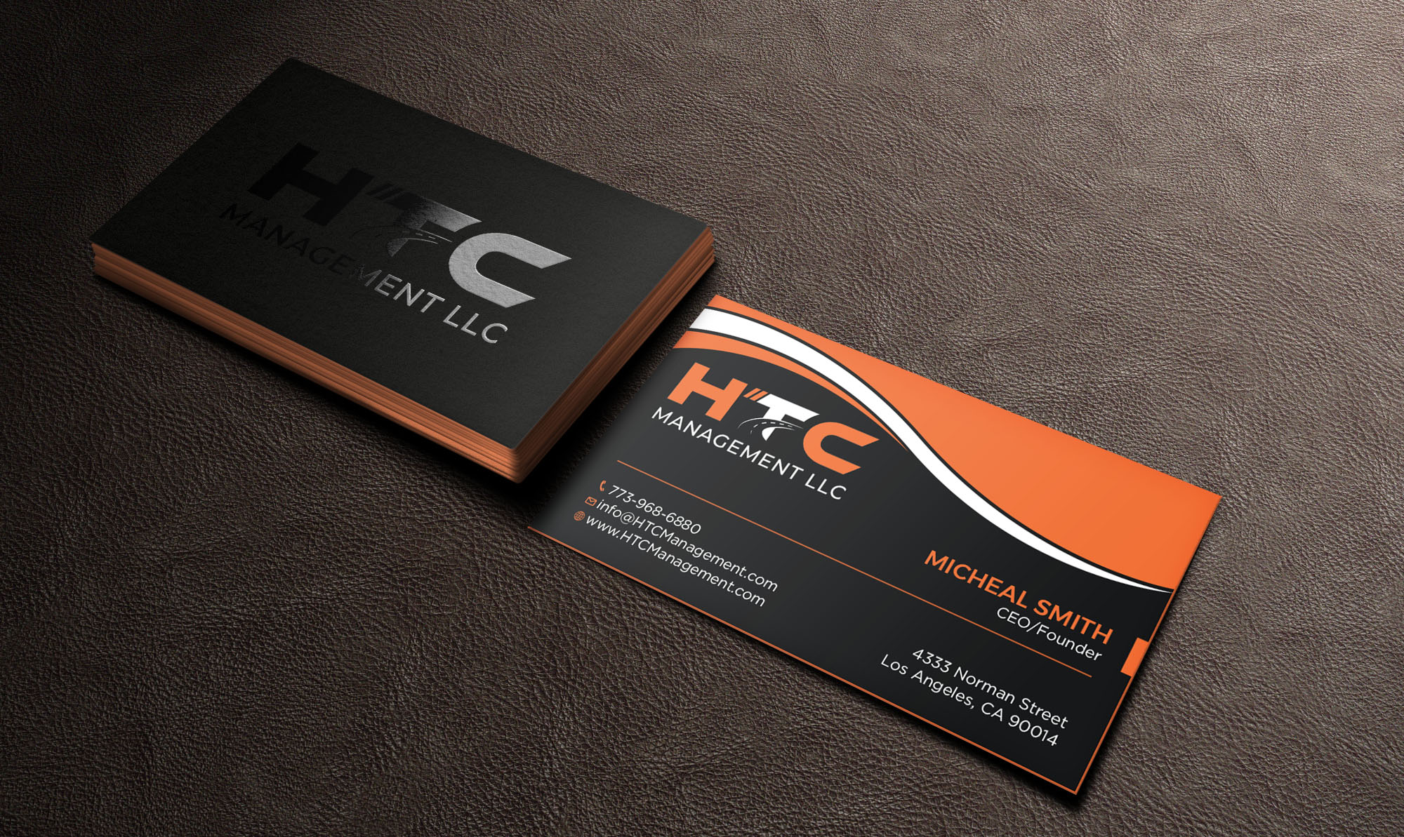 Business Card Design by RENEXIT for HTC Management LLC | Design #28478155