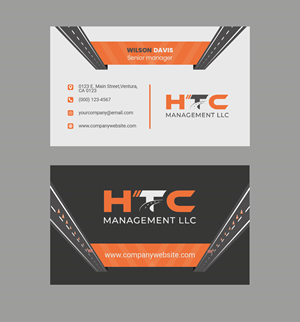 Business Card Design by QuickDesign24 for HTC Management LLC | Design #28482409