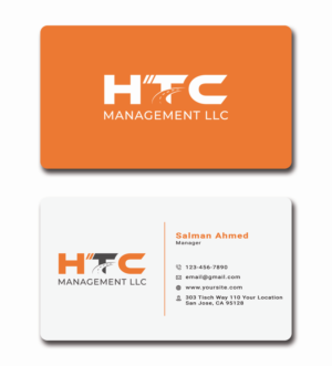 Business Card Design by salman2540 for HTC Management LLC | Design #28461791