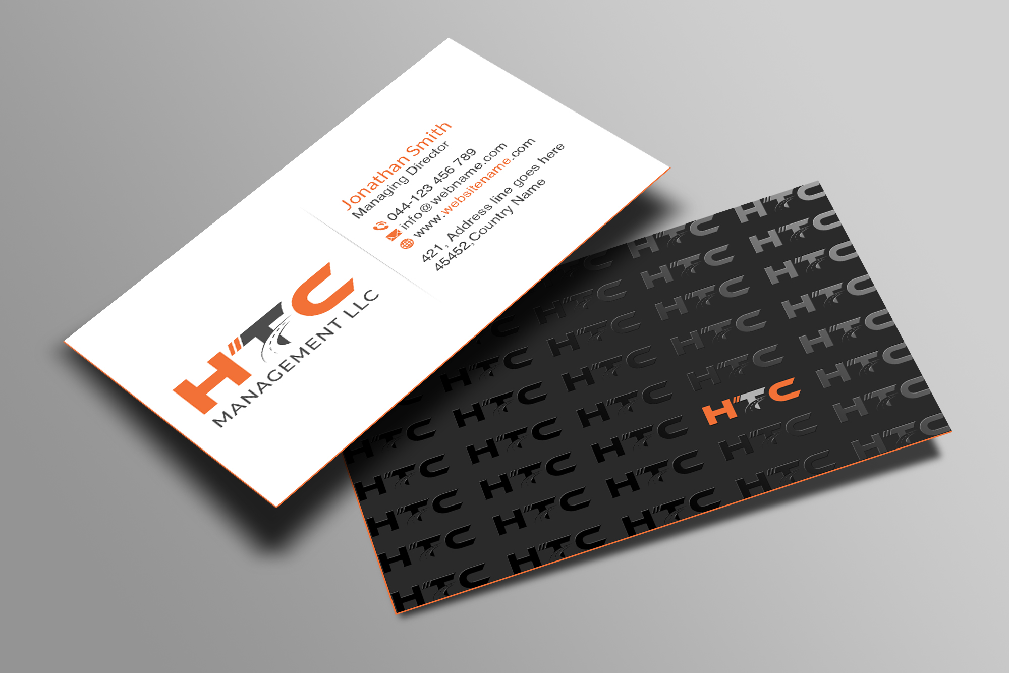 Business Card Design by Creations Box 2015 for HTC Management LLC | Design #28465690