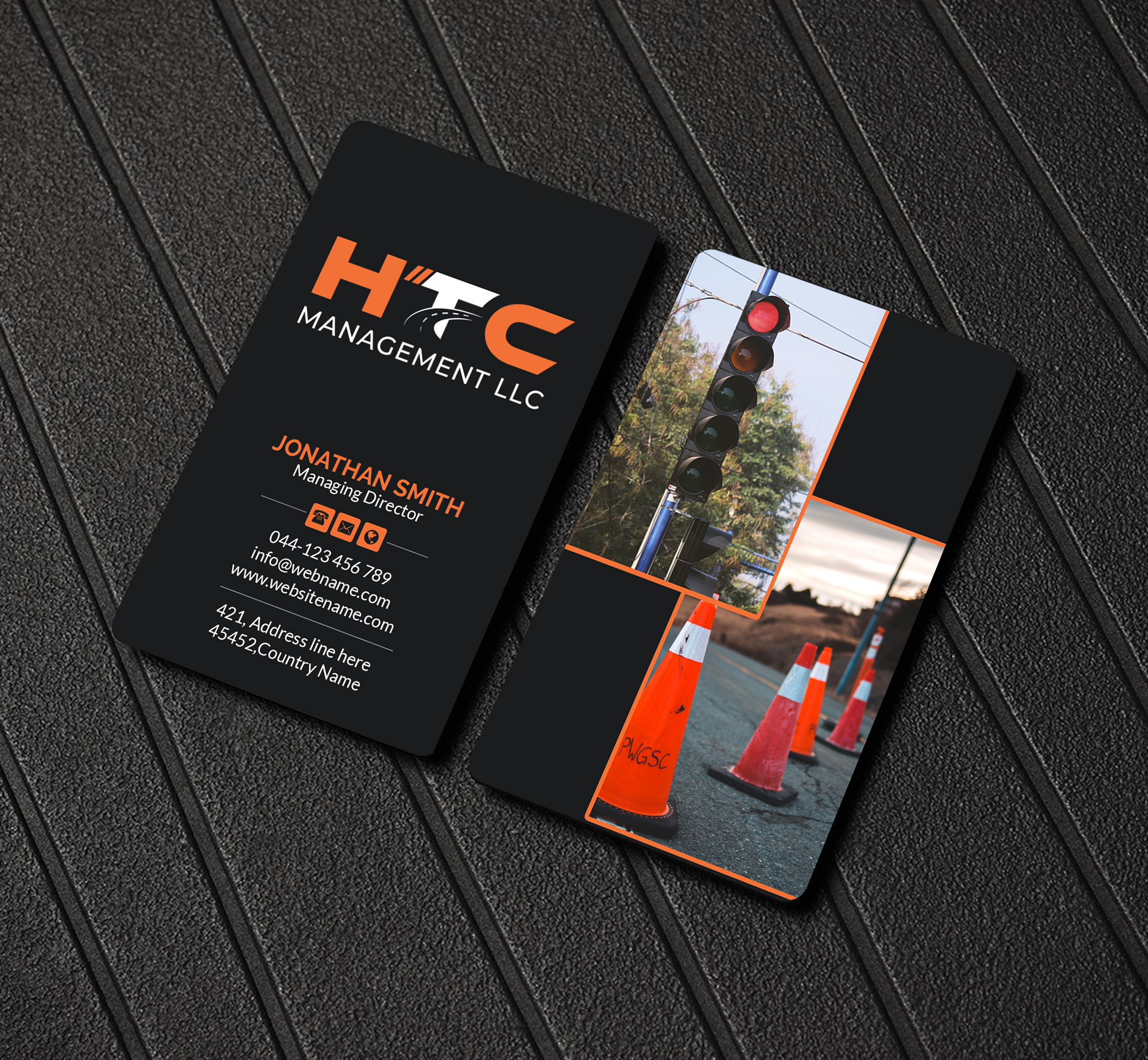 Business Card Design by Creations Box 2015 for HTC Management LLC | Design #28465713