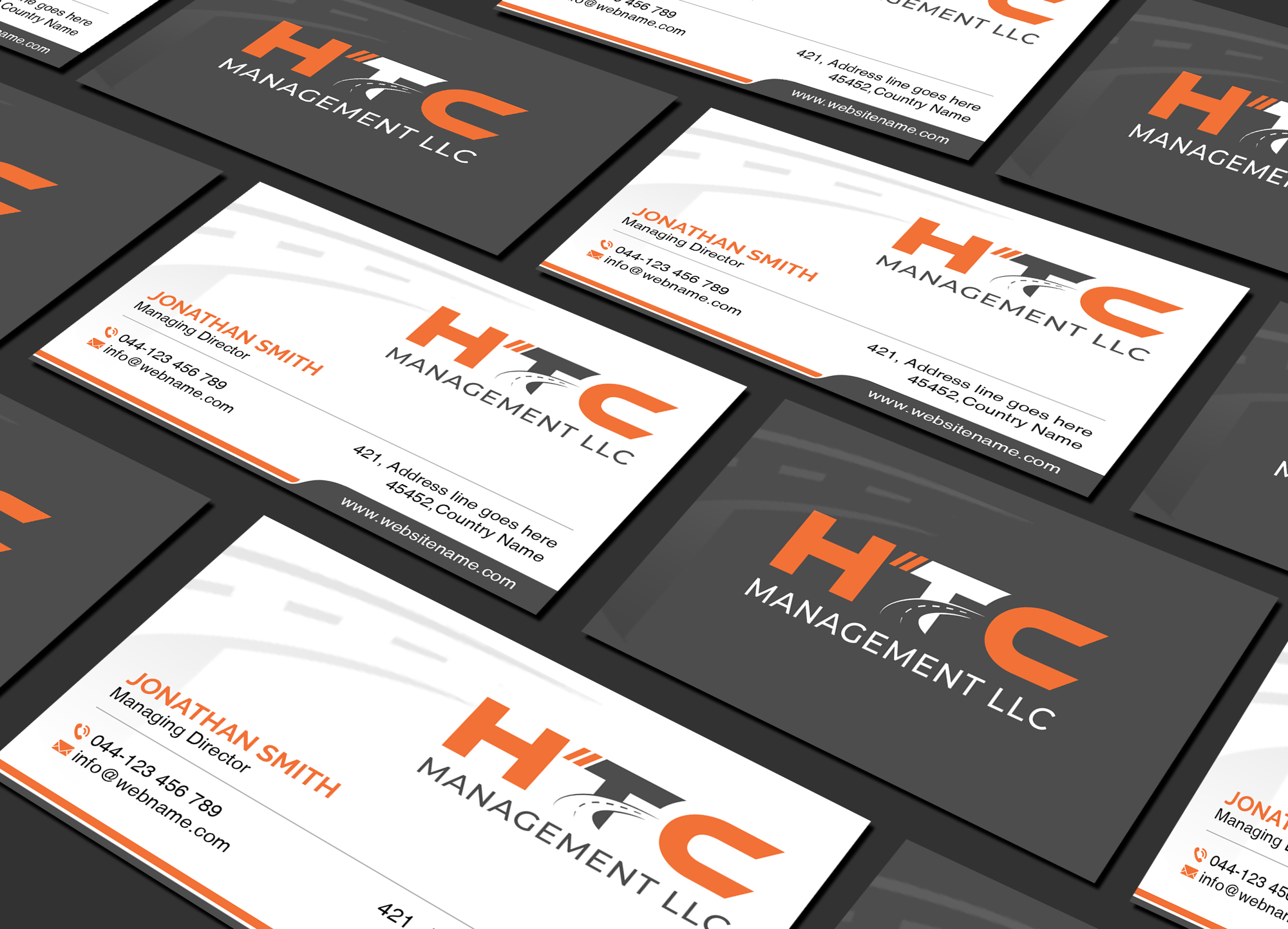 Business Card Design by Creations Box 2015 for HTC Management LLC | Design #28470797