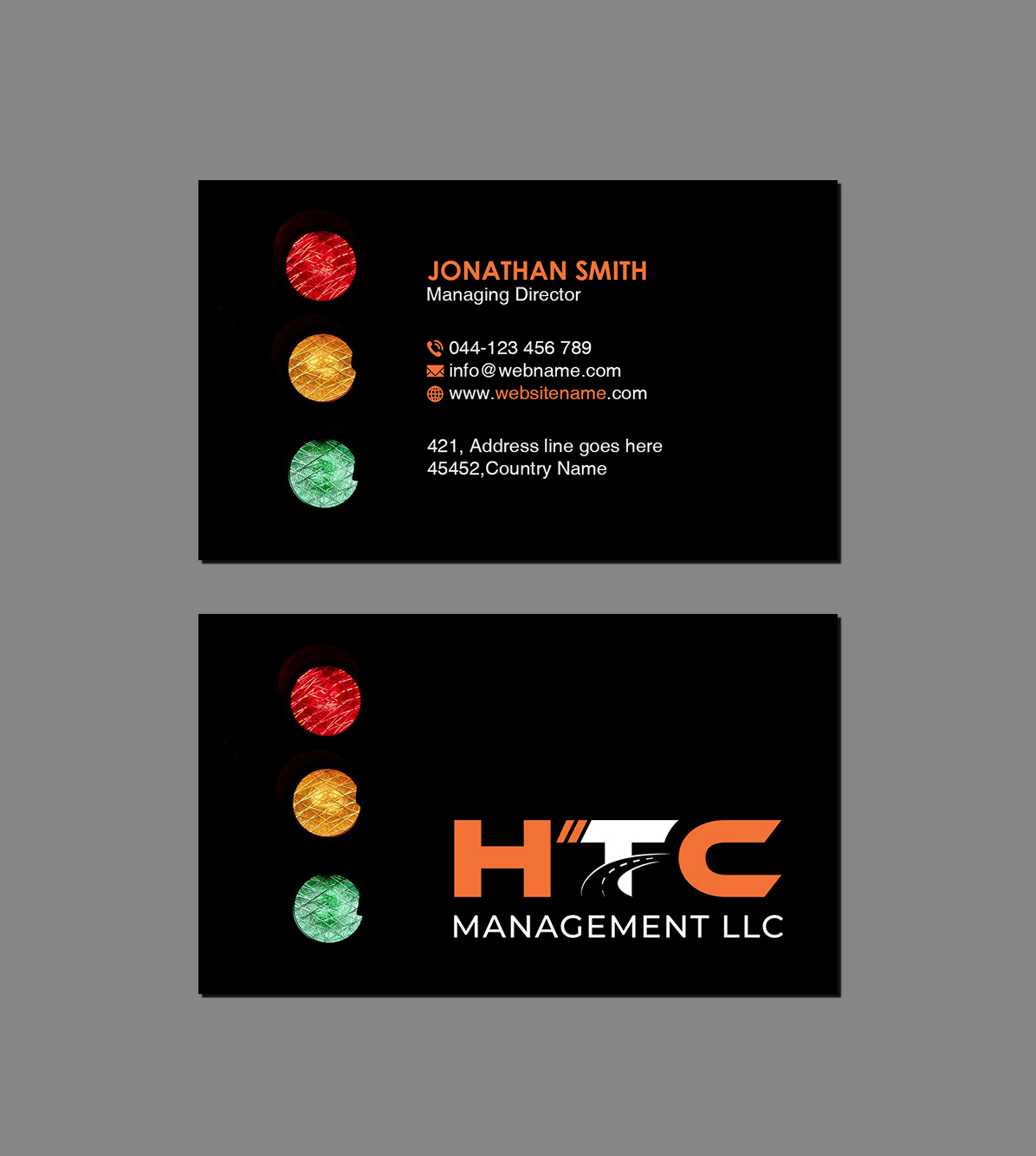 Visitenkarten-Design von Creations Box 2015 für HTC Management LLC | Design #28471243