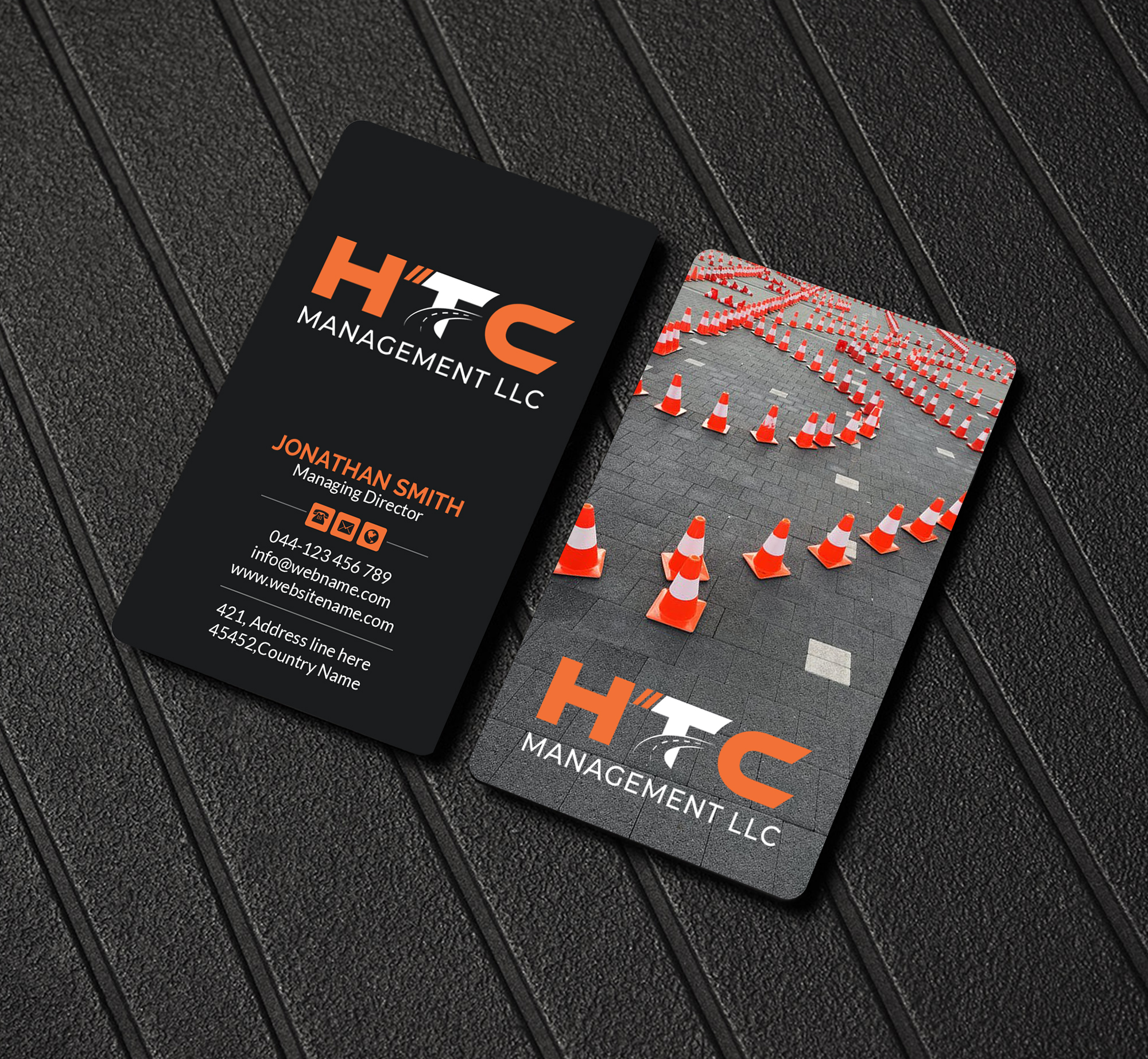 Business Card Design by Creations Box 2015 for HTC Management LLC | Design #28471245