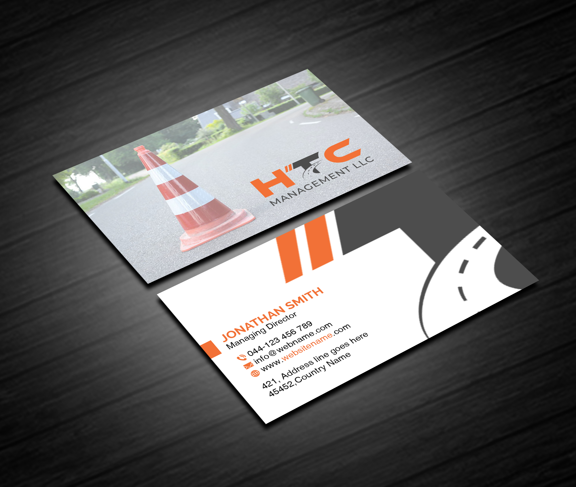 Business Card Design by Creations Box 2015 for HTC Management LLC | Design #28471251