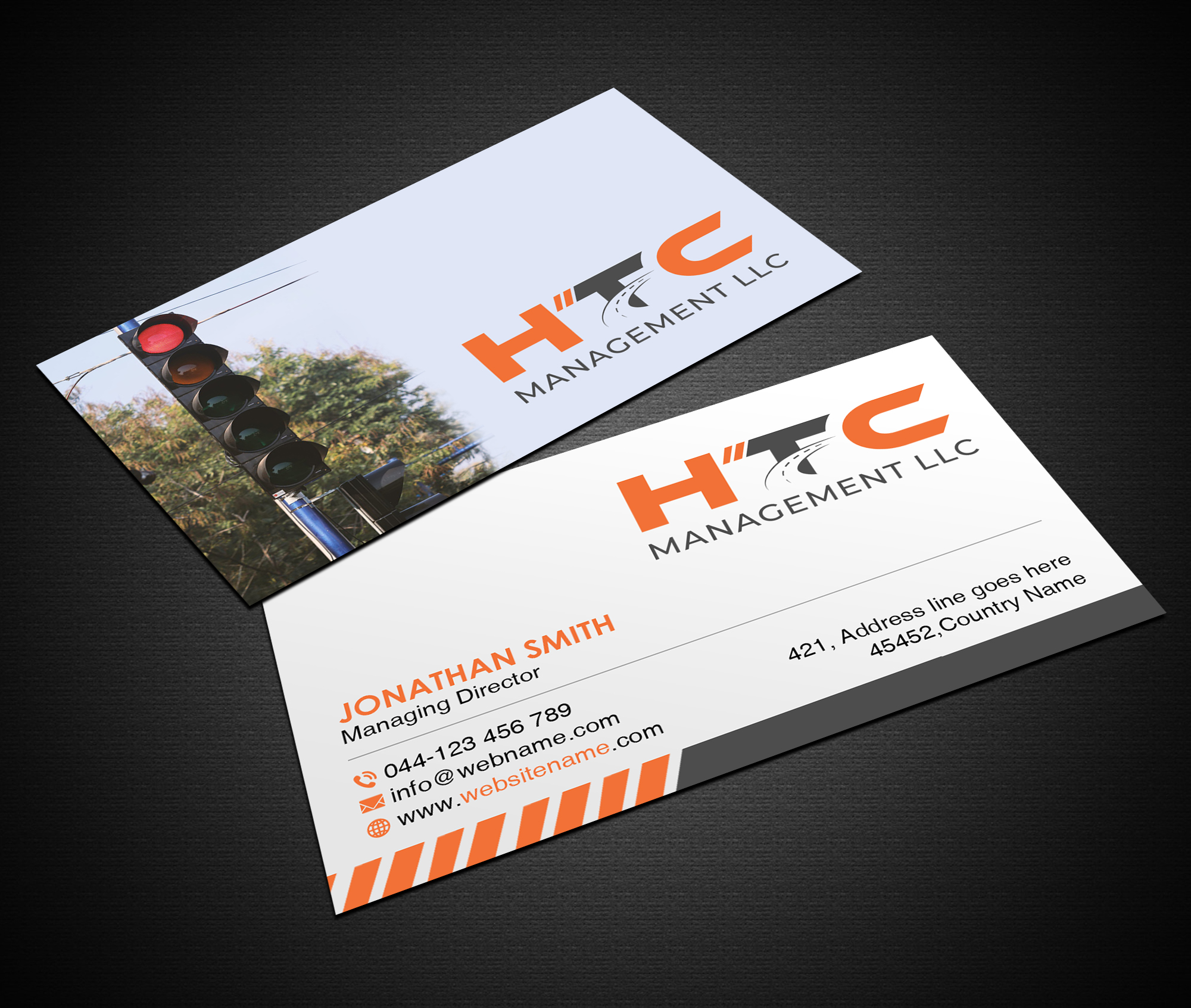 Business Card Design by Creations Box 2015 for HTC Management LLC | Design #28471258