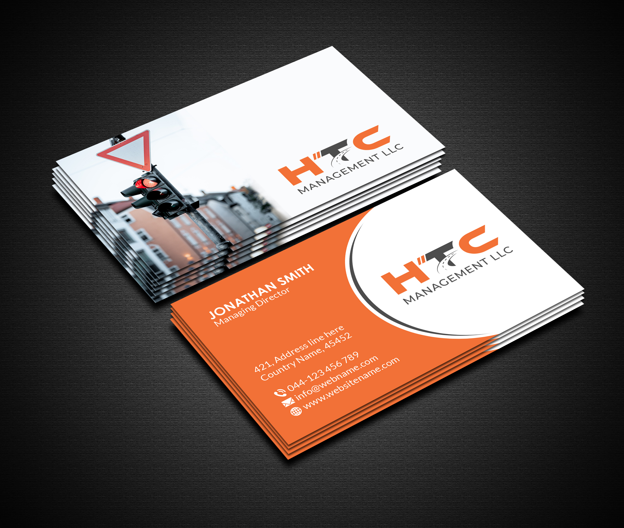 Business Card Design by Creations Box 2015 for HTC Management LLC | Design #28471266