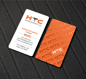 Business Card Design by LAXMI DESIGNHUB for HTC Management LLC | Design #28463500