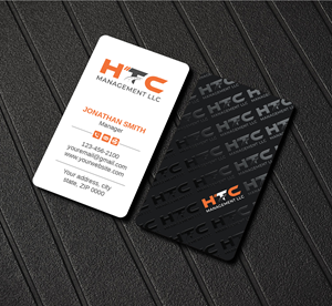 Business Card Design by LAXMI DESIGNHUB for HTC Management LLC | Design: #28463501