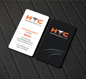 Business Card Design by LAXMI DESIGNHUB for HTC Management LLC | Design: #28463503
