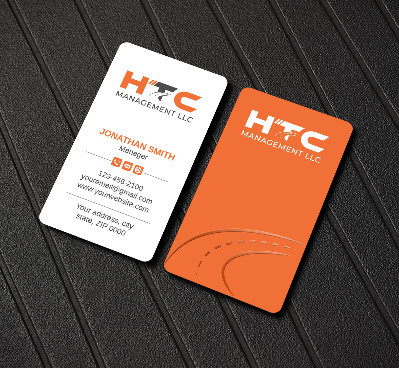 Business Card Design by LAXMI DESIGNHUB for HTC Management LLC | Design #28463509