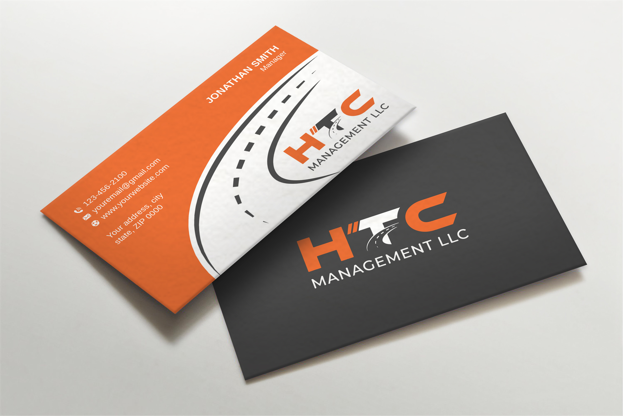 Business Card Design by LAXMI DESIGNHUB for HTC Management LLC | Design #28463875