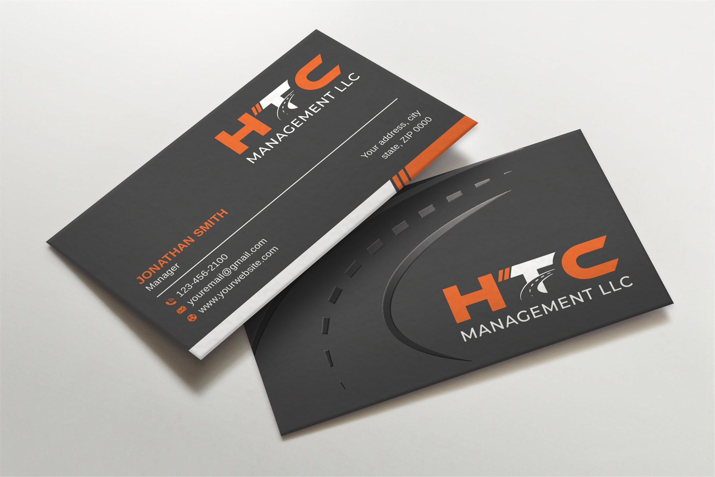 Business Card Design by LAXMI DESIGNHUB for HTC Management LLC | Design #28463882