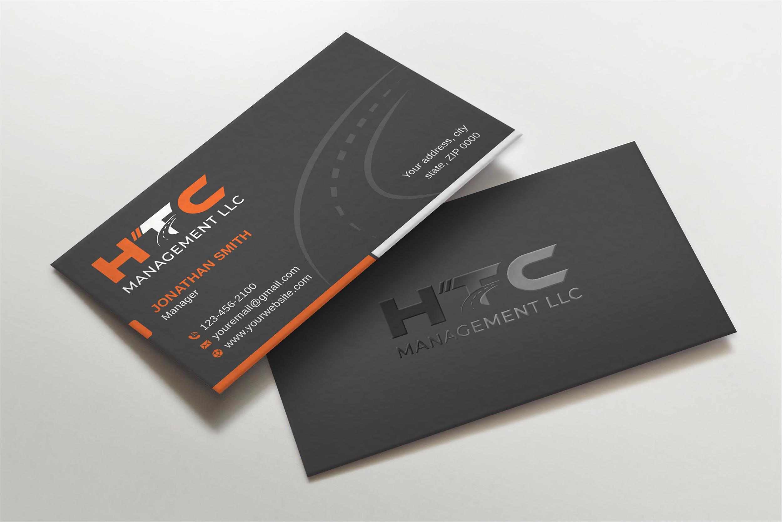 Business Card Design by LAXMI DESIGNHUB for HTC Management LLC | Design #28463884