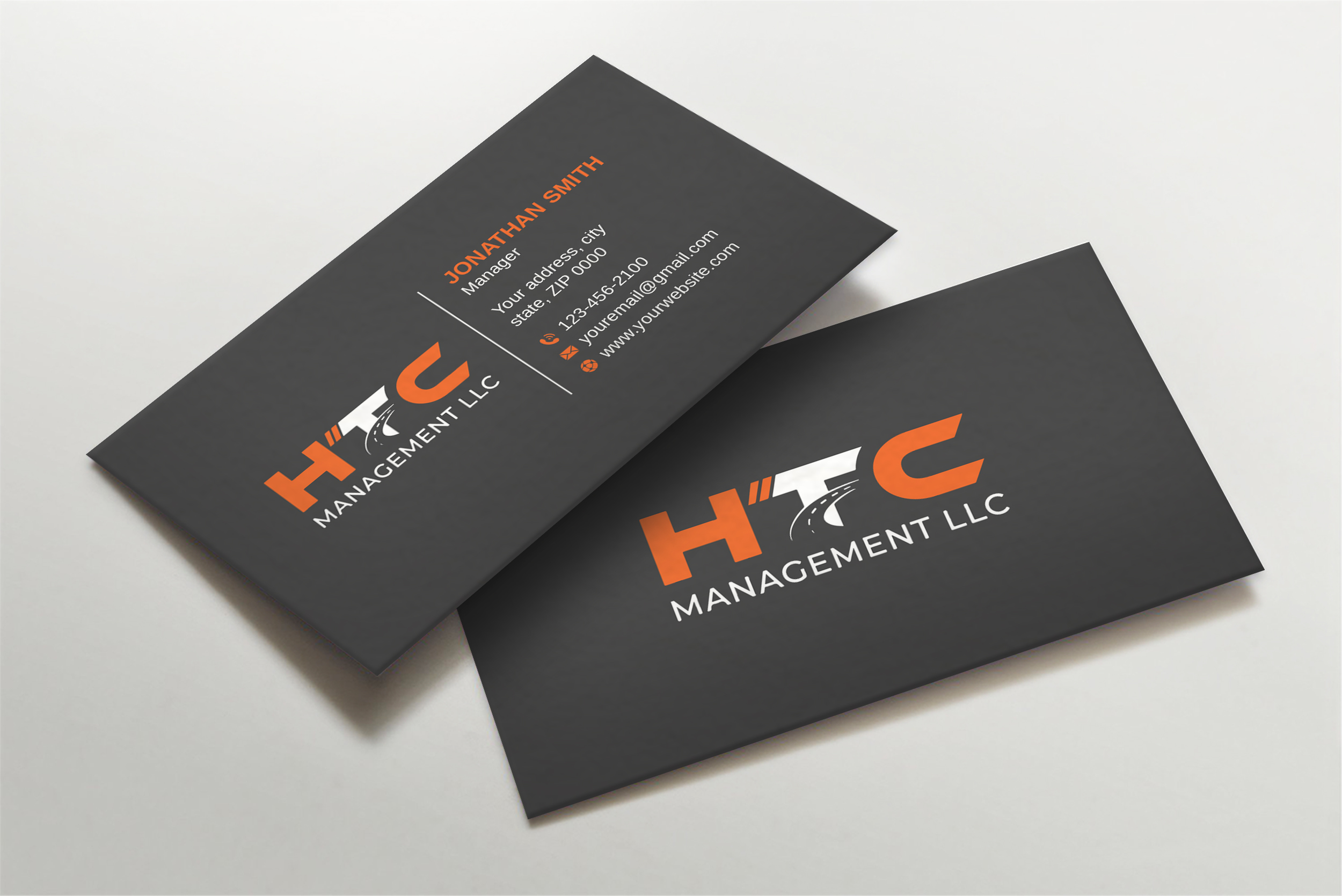 Business Card Design by LAXMI DESIGNHUB for HTC Management LLC | Design #28463899
