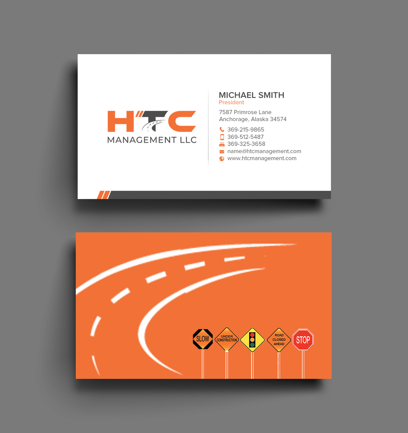 Business Card Design by chandrayaan.creative for HTC Management LLC | Design #28464752