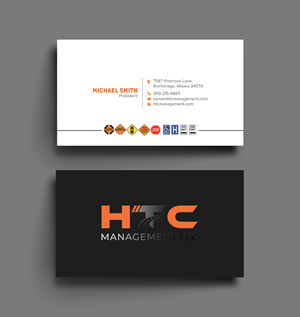 Business Card Design by chandrayaan.creative for HTC Management LLC | Design: #28464758