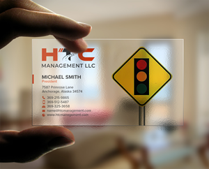 Business Card Design by chandrayaan.creative for HTC Management LLC | Design: #28464760