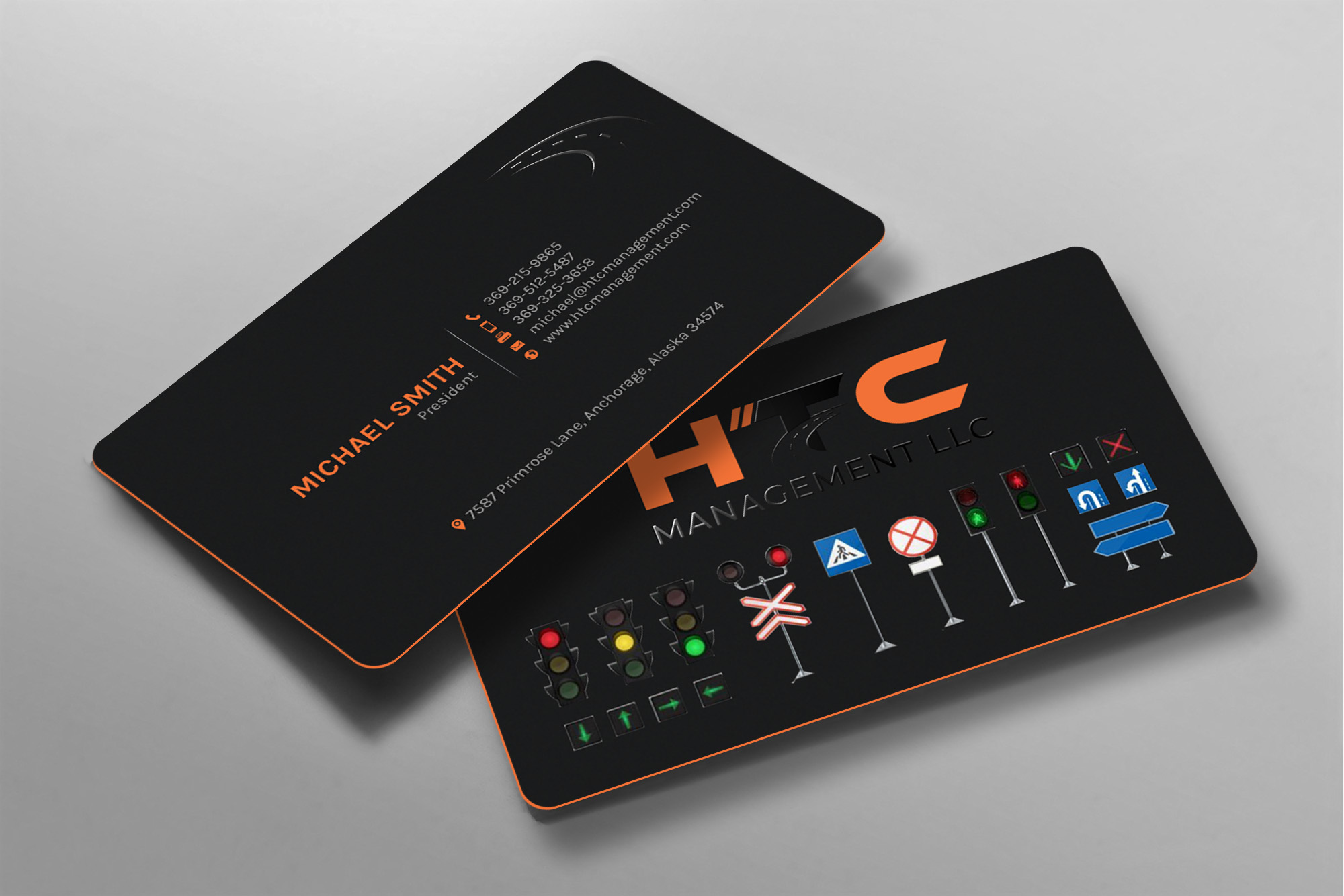 Business Card Design by chandrayaan.creative for HTC Management LLC | Design #28464817